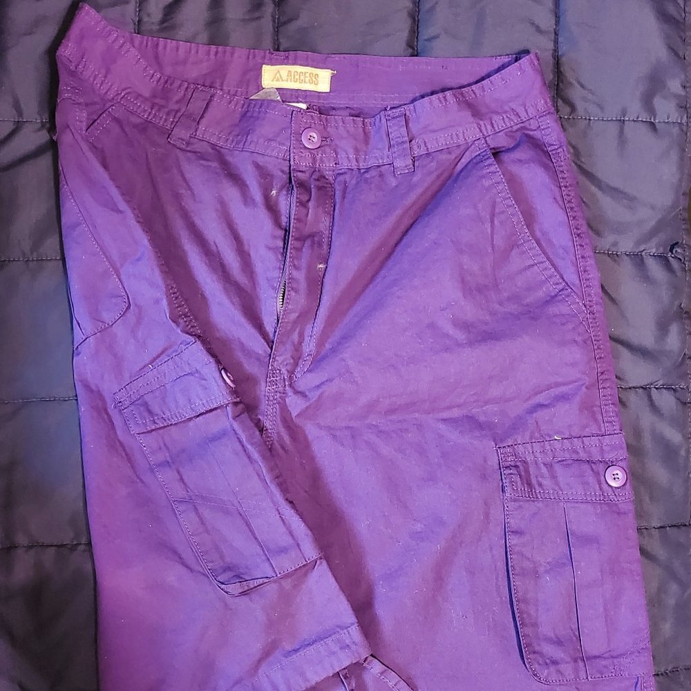 Men Purple Shorts